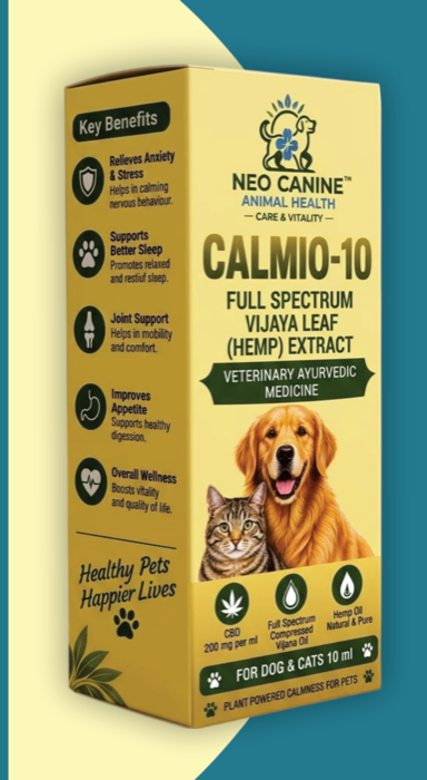 Calmio-10 hemp drops for dogs and cats
